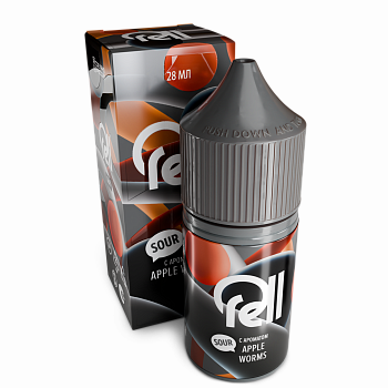 Купить Жидкость для ЭСДН RELL Gray "Кислые яблочные червячки" 28мл 0мг. Жидкость для ЭСДН RELL Gray "Кислые яблочные червячки" 28мл 0мг.