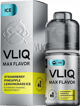 Ароматизатор Max Flavor Ice "Клубника ананас лемонграсс / Strawberry Pineapple Lemongrass Ice" 15мл 